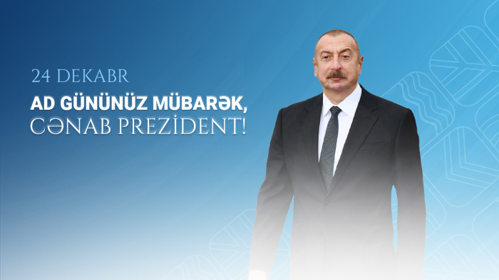 Ad gününüz mübarək, Cənab Prezident! | Azərbaycan Respublikası Ekologiya və  Təbii Sərvətlər Nazirliyi